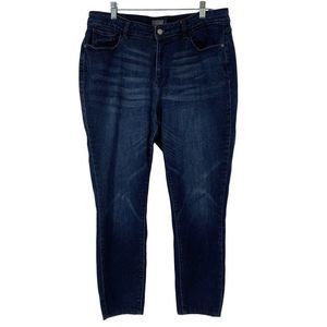 DL1961 Womens Slimming Jeans Size 18W Med Rise Florence Ankle Redmond 3447